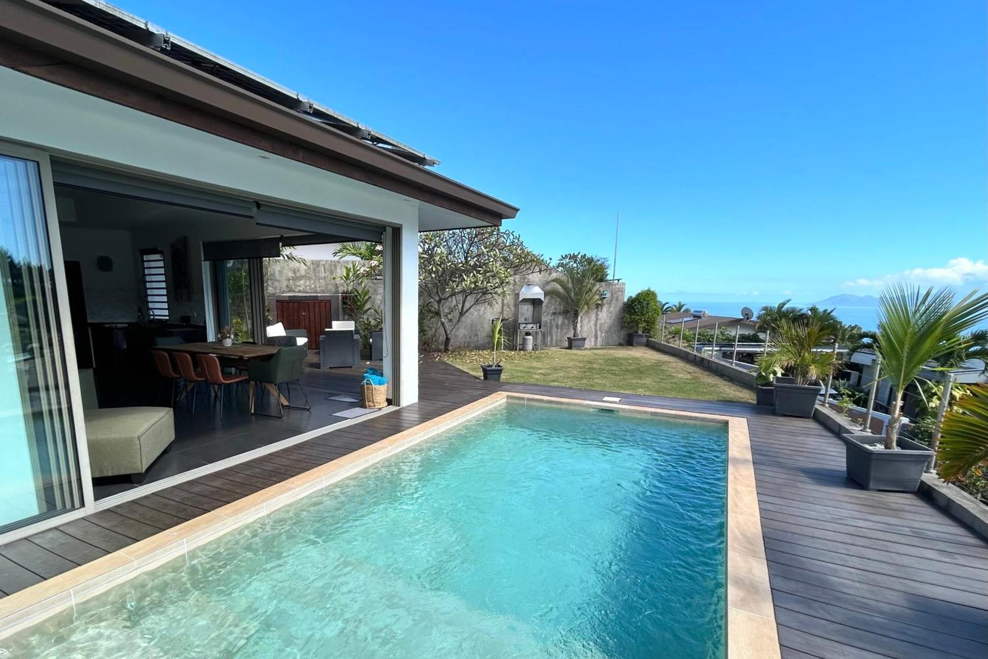 Villa Tiki Wonderfull Sea View Пунаауйя Экстерьер фото